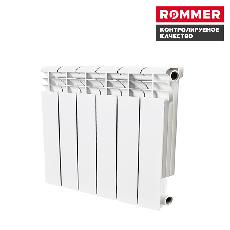 Радиатор биметал. Profi BM 350/80   8 сек. ROMMER