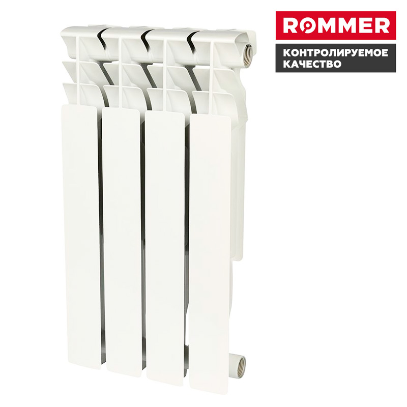 Радиатор алюминиевый ROMMER Plus 500 12 секций