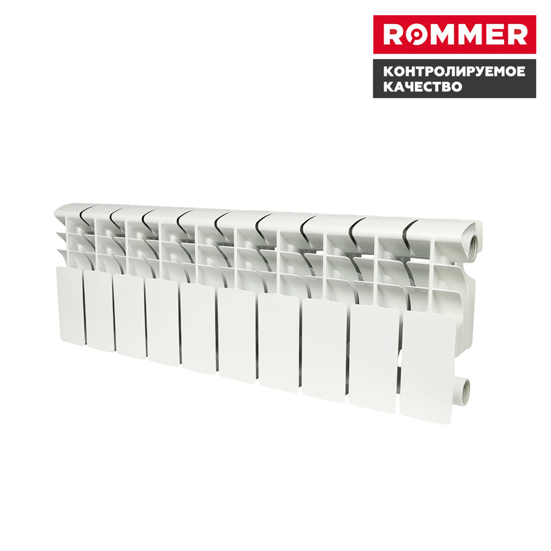 Радиатор алюминиевый ROMMER Plus 200 4 секции